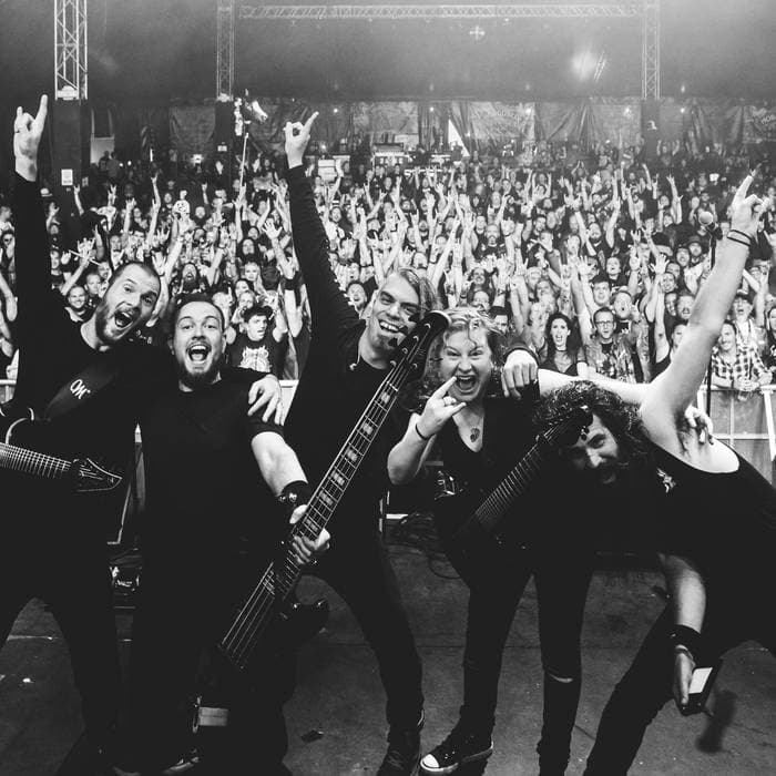 The fuzzy feeling of supporting a band you like :)