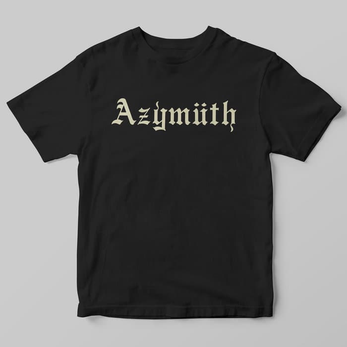 Azymuth Vintage Logo T-shirt - Black