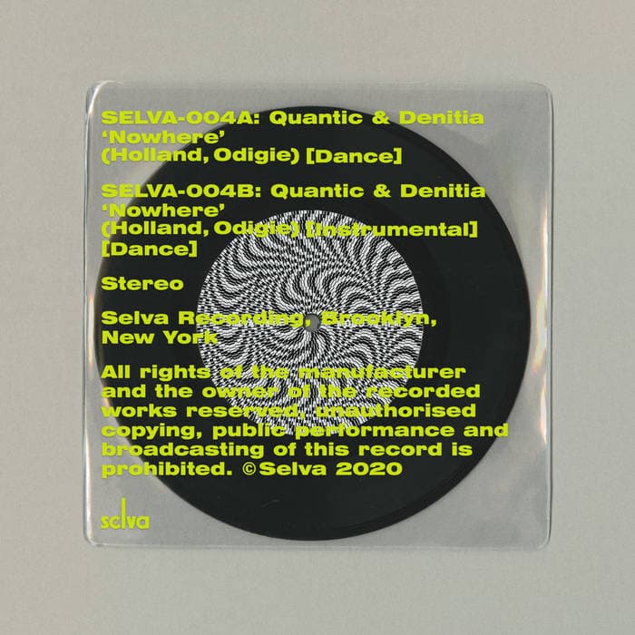 Nowhere – Limited Edition 7" Vinyl Quantic & Denitia