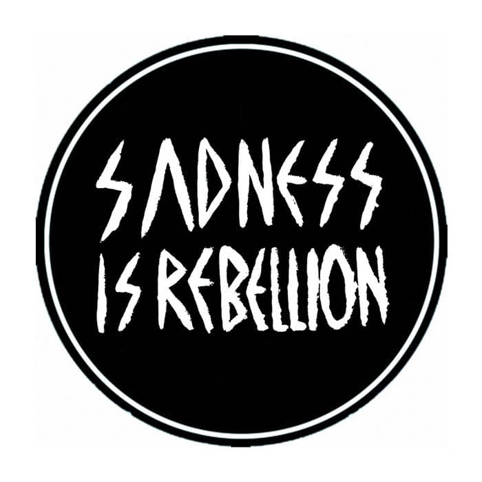 Lebanon Hanover Outdoor Sticker Sadness ( circle 9 cm)