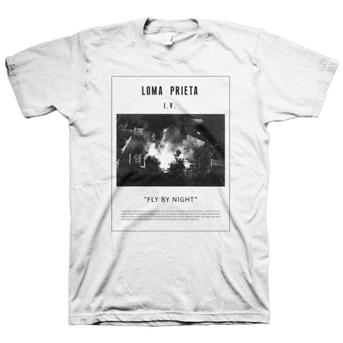 "Fly By Night" White T-Shirt
