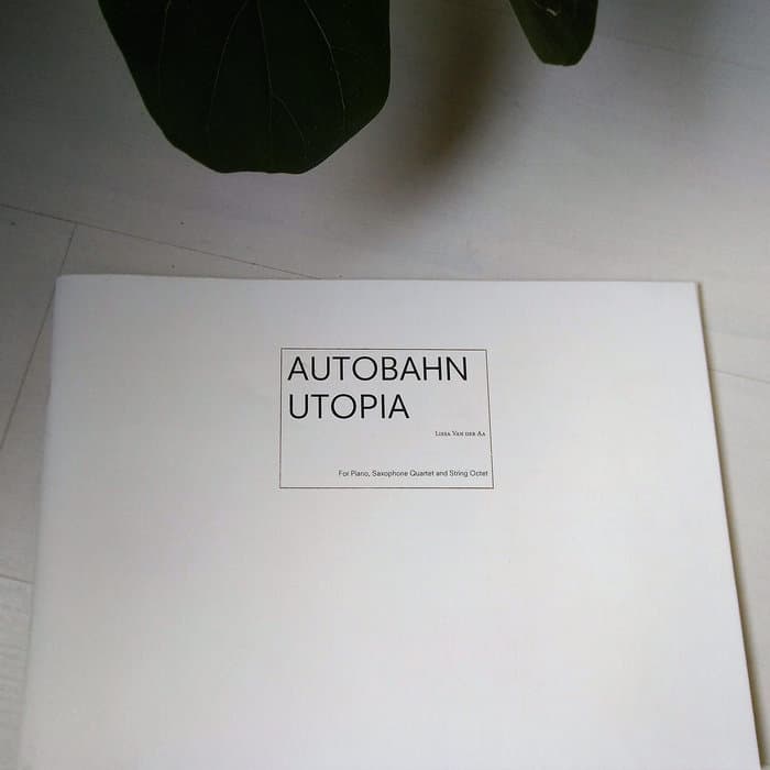 Score book Autobahn Utopia