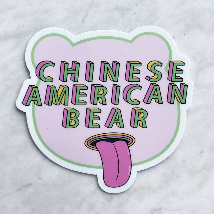 BEAR STICKER #1 (English)