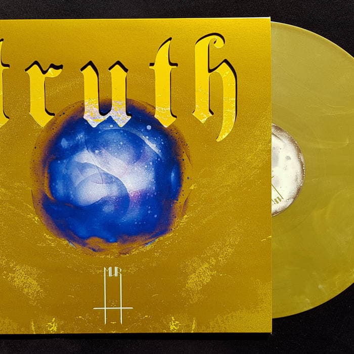 Truth – Truth LP 12" marbled gold/white + die cut cover with gold ink