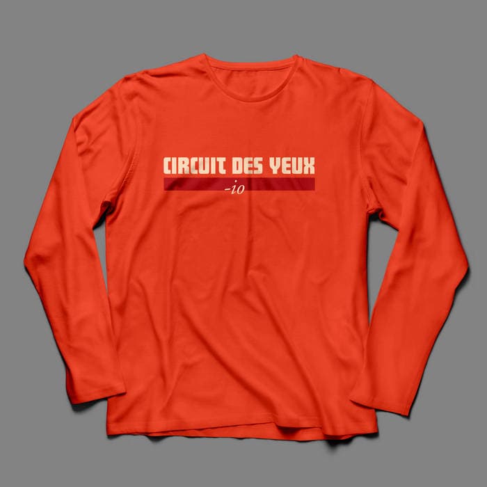 Circuit des Yeux -io Orange Long Sleeve T-Shirt