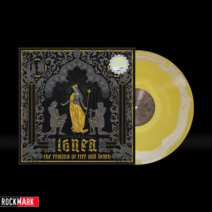 The Realms of Fire and Death – Grey Yellow Splash LP