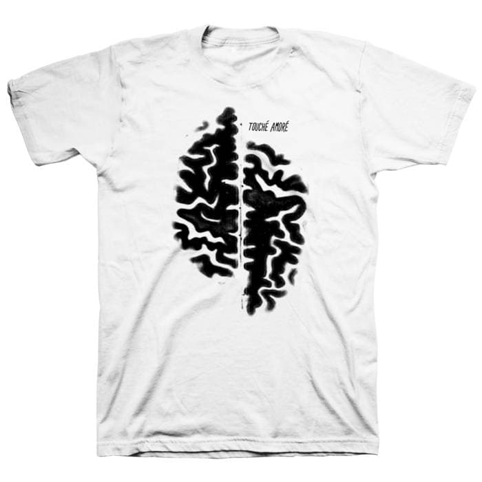 Touche Amore "Brain" White T-Shirt
