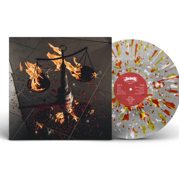 Flesh + Blood – LP - Silver with Splatter