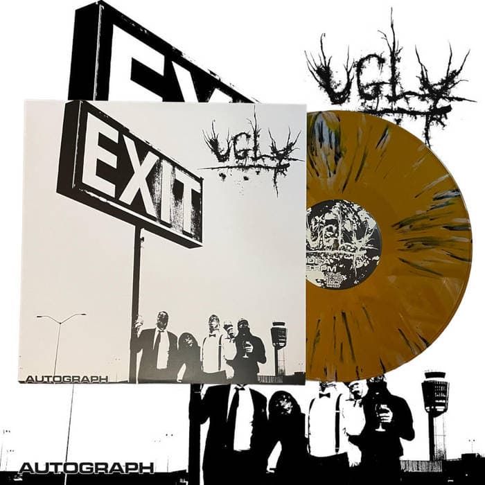Autograph – Butterscotch with metallic silver and black splatter
