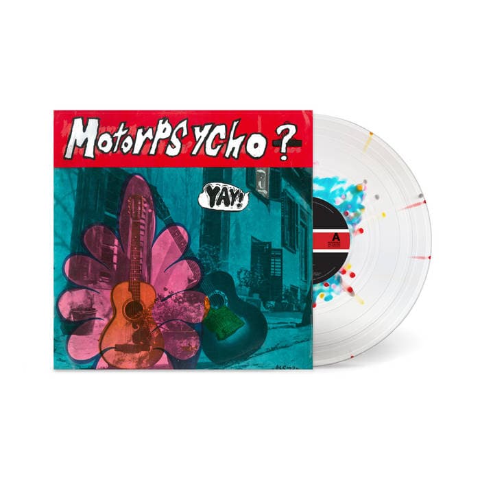 Yay! – 180g Vinyl - Crystal clear turquoise blob multi splatter Motorpsycho