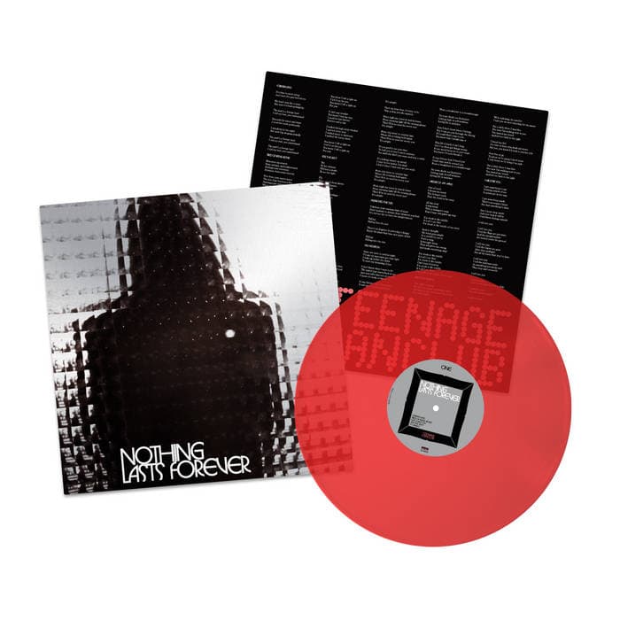 Nothing Lasts Forever – TRANSLUCENT RED VINYL LIMITED WITH 'SIGNED ART PRINT' - NOTHING LAST FOREVER -