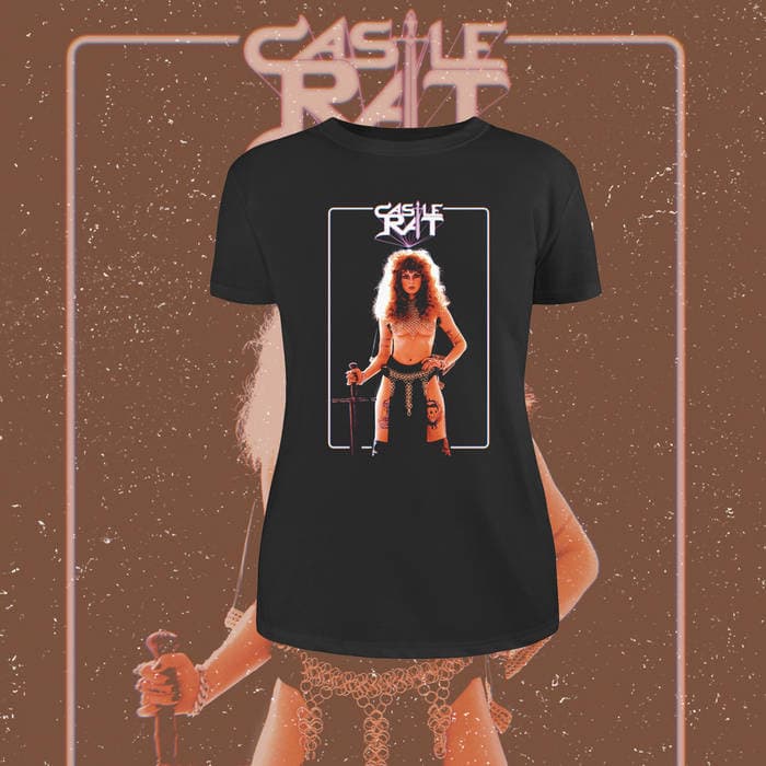 Hail The Rat Queen- Fitted T-shirt
