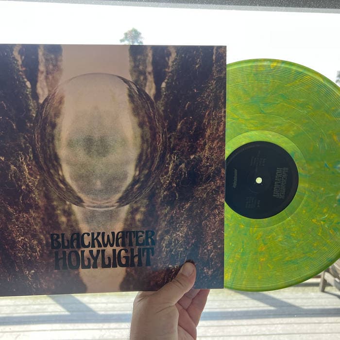 Blackwater Holylight – Army Green with yellow swirl Vinyl