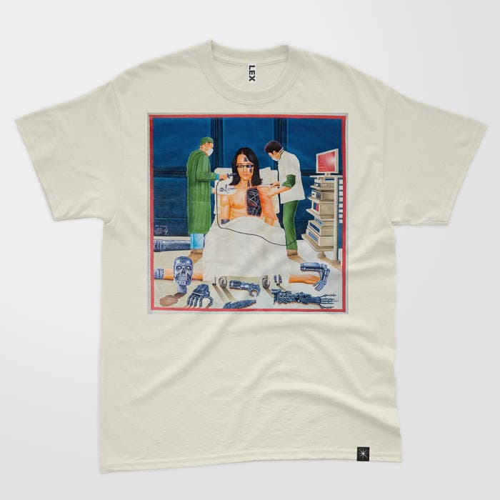 EYEDRESS- 'FULL TIME LOVER' - T-SHIRT - ECRU
