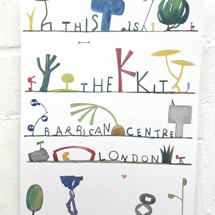 Barbican Hall Art Print