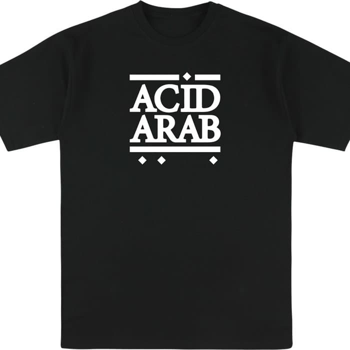 Black T-Shirt Acid Arab