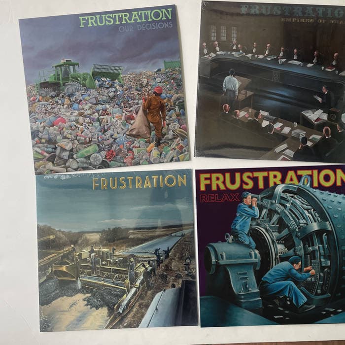 OUR DECISIONS – PACK VINYL FRUSTRATION ( Our Decisions + Empires Of Shame + So Cold Streams + Relax)