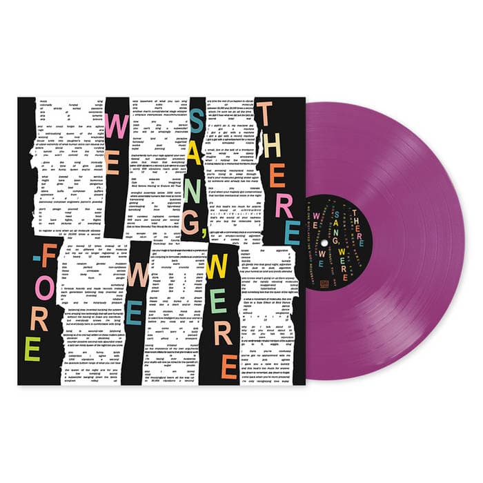 We Sang, Therefore We Were – Neon Purple LP + Digital Greg Saunier