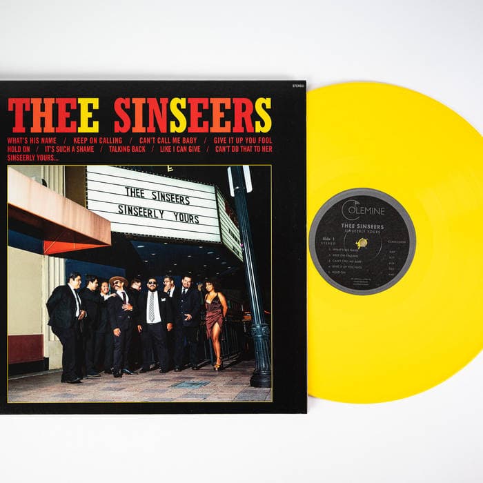 Sinseerly Yours – Opaque yellow vinyl LP