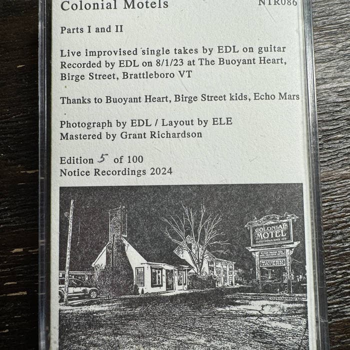 COLONIAL MOTELS – Colonial Motels (Notice Recordings #086)