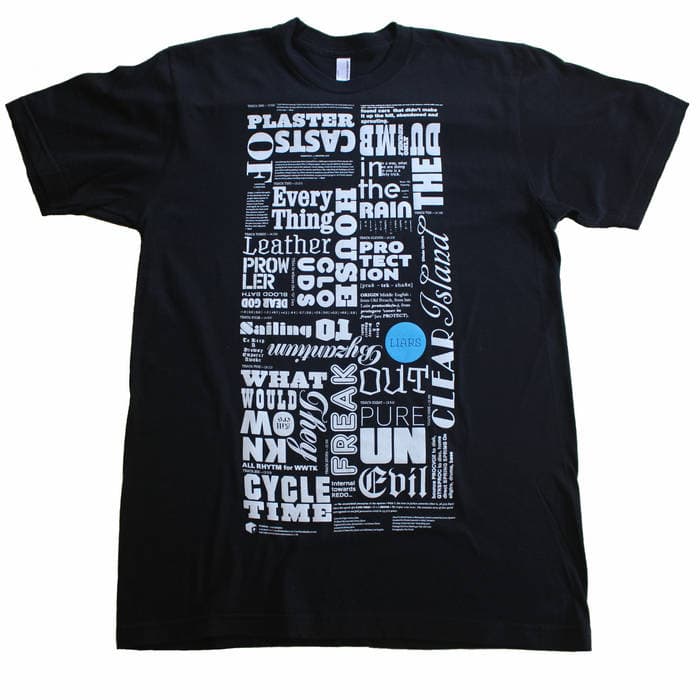 LIARS S/T Album Tee