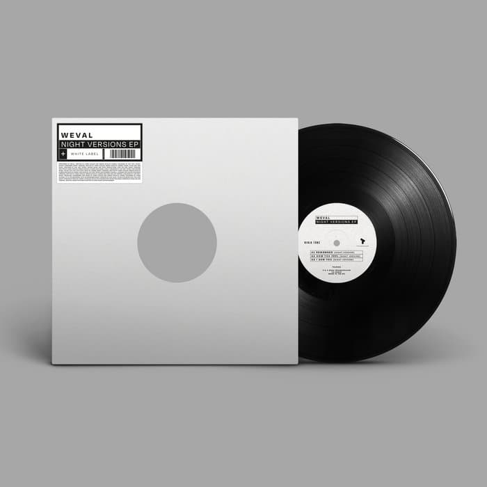 Night Versions – Weval - 'Night Versions' White Label 12" [TCLR061]