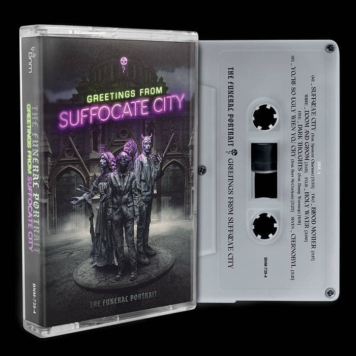 Greetings From Suffocate City – Metallic Silver Cassette