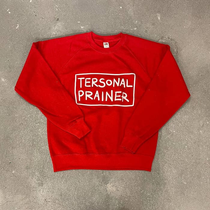 Tersonal Prainer - Red Jumper