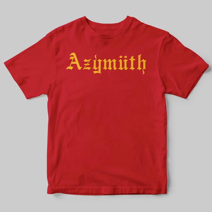 Azymuth Vintage Logo Red T-Shirt