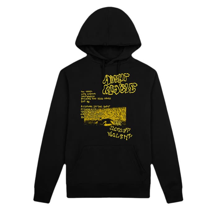The Sunset Violent Hoodie - Black
