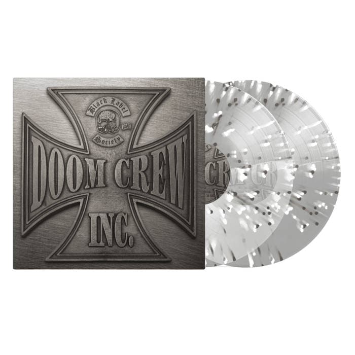 Doom Crew Inc. – Black Label Society - Doom Crew Inc. Clear/Grey Split With Splatter Vinyl