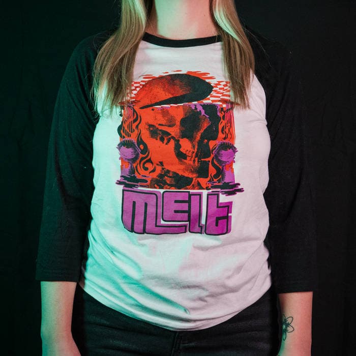 Replica of Man Skull Baseball Tee