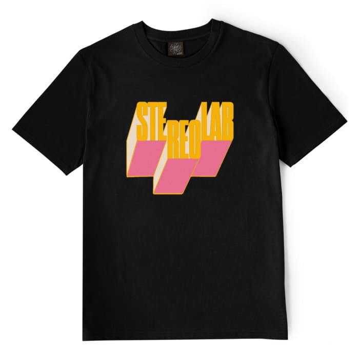 Stereolab Instant Holograms Logo T-shirt - Black