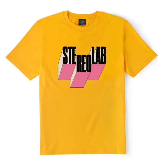 Stereolab Instant Holograms Logo T-shirt - Spectra Yellow