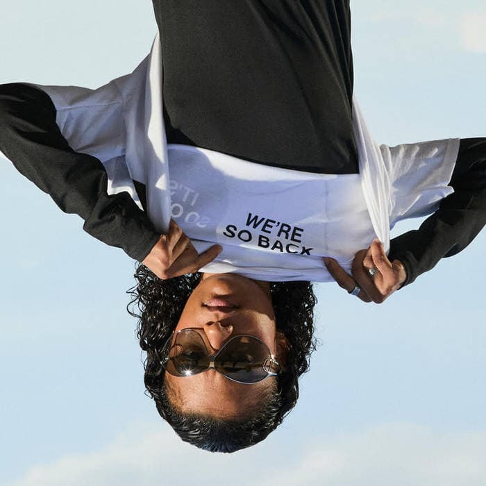 AVLAB 001 - YIN YANG “IT’S SO OVER” (IR)REVERSIBLE WHITE T-SHIRT