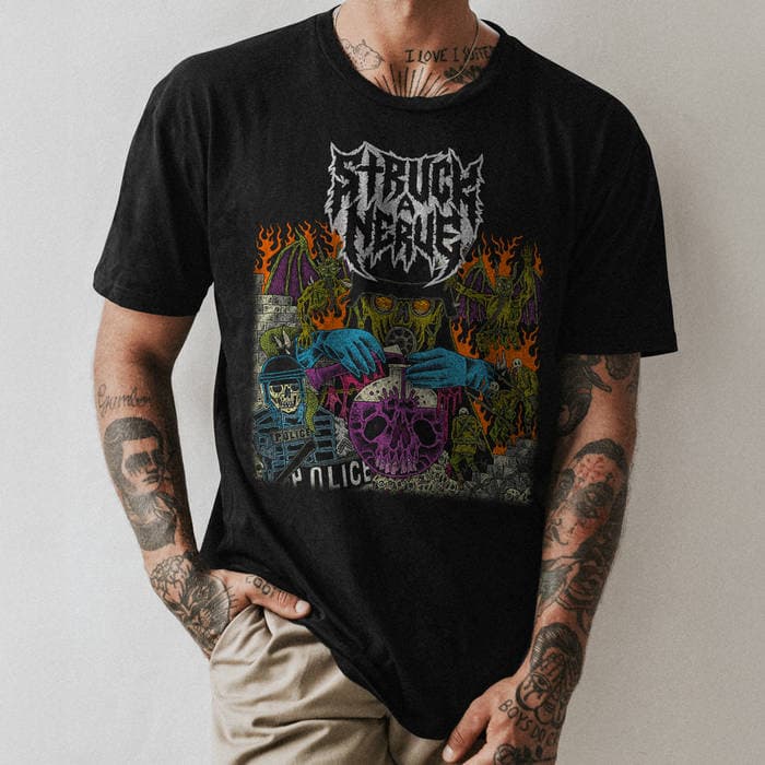 STRUCK A NERVE Full Colour Album T-shirt