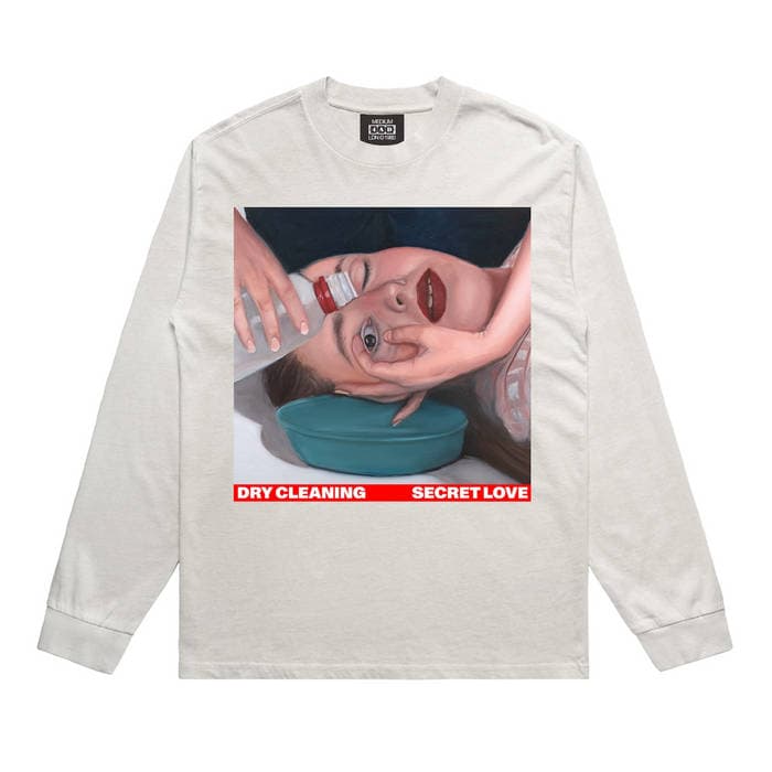 Secret Love white long sleeve T-shirt