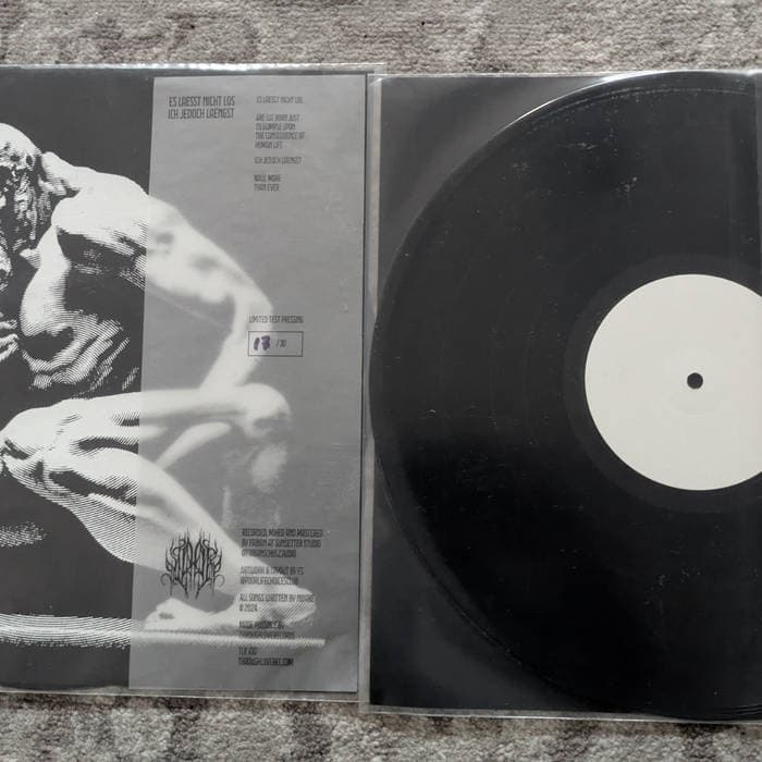 Es laesst nicht los, ich jedoch laengst – "Es laesst nicht los, ich jedoch laengst" test pressing special edition