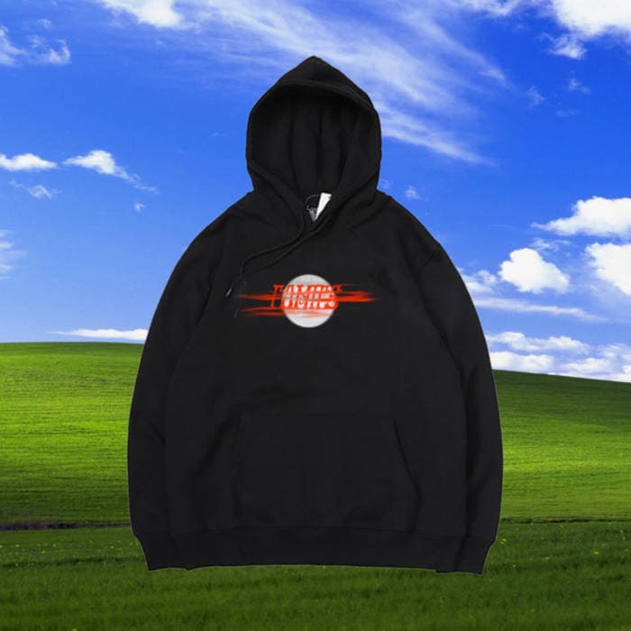 Black "Ominous Moon" Hoodie