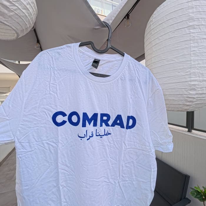 T-shirt "Restiamo Vicini" Araba Bianca