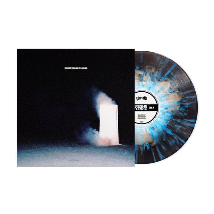 WHERE THE LIGHT LEAVES – Black Ice and White w/ Sky Blue Splatter Vinyl