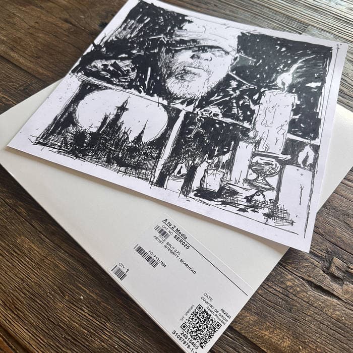 INTEGRITY / SKARHEAD split – INTEGRITY / SKARHEAD split • HAND-DRAWN TEST PRESS 12"