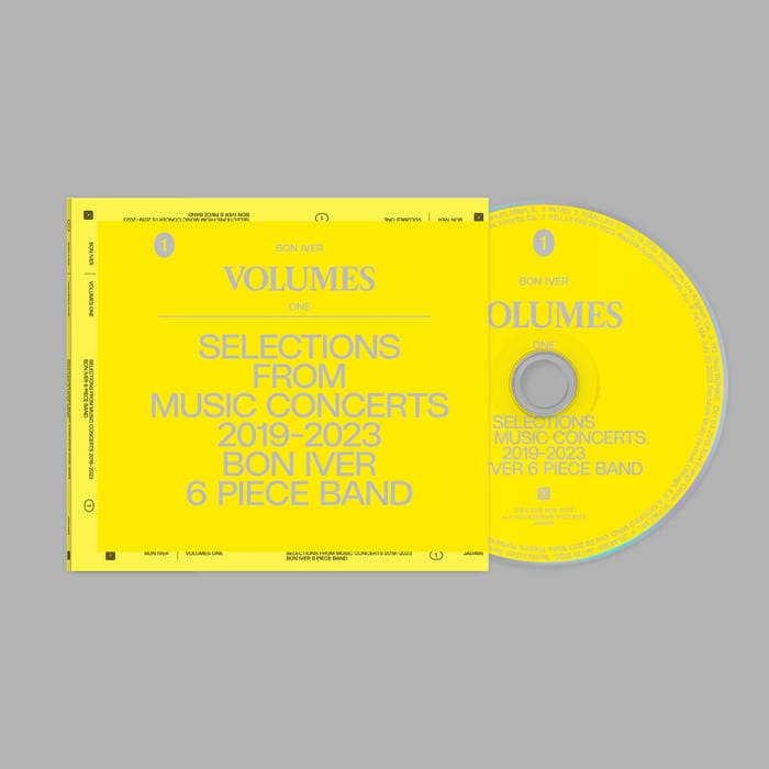 VOLUMES: ONE (SELECTIONS FROM MUSIC CONCERTS 2019-2023 BON IVER 6 PIECE BAND) – Standard CD