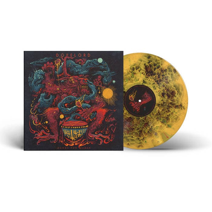 Songs for Satan – US ORDERS: Dopelord - Songs for Satan Yellow/Black Cloudburst Multi-Color Vinyl LP