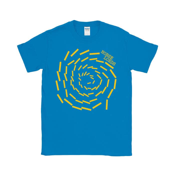 Demand to Be Taken to Heaven Alive! Blue/Yellow T-shirt