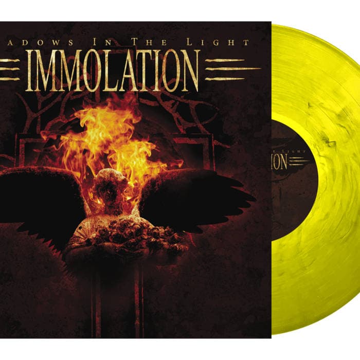 SHADOWS IN THE LIGHT (+ HOPE AND HORROR EP ) – IMMOLATION - Shadows in the Light Limited edition Transparent Yellow/ Black Marble Vinyl