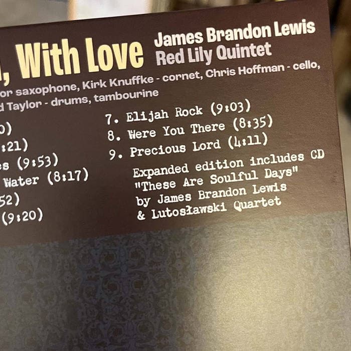 These Are Soulful Days – 2CD: These Are Soulful Days + For Mahalia, With Love James Brandon Lewis & Lutosławski Quartet