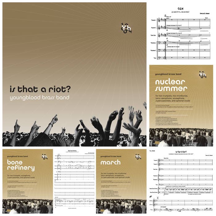 ALBUM BUNDLE: "Is That a Riot?" – All Available Sheet Music (6 songs) for 1/3 OFF – Over $90 in free sheet music!!!