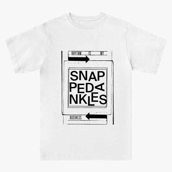 White 'Rhythm Is My Business' T-shirt