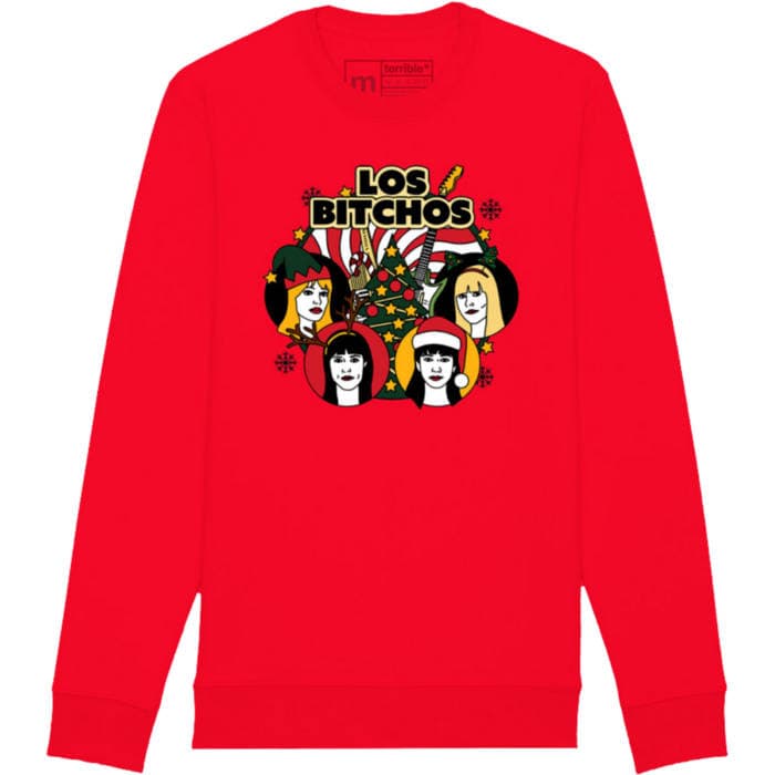 Los Chrismos Sweatshirt - Cherry Red
